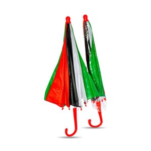 Plain Color Umbrella – 4-Pair Mix of Lightweight Rain & Sun Umbrellas, Durable Fabric with Strong Frame, Ideal for Daily Use & Outdoor Activities