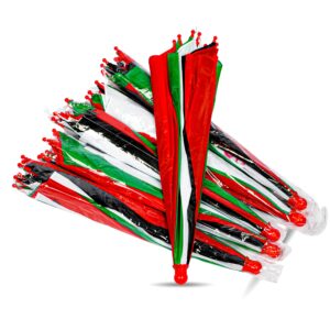 UAE National Day Cap Umbrella – Pack of 6 Hands-Free Head Umbrellas with Adjustable Strap, Ideal for Outdoor Events & Celebrations